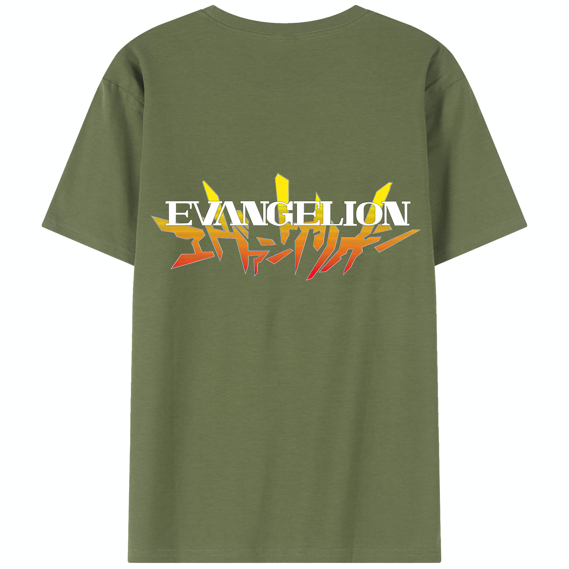 （画像用） EVA 新世紀エヴァンゲリオン 綿100％半袖Tシャツ（背面プリント）